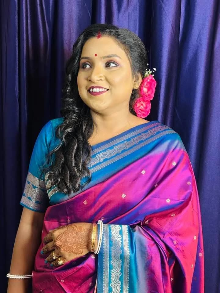 Golden Festive party makeup look