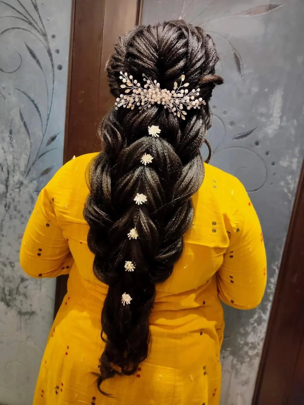 Voluminous Bubble Braid Hairstyle by Prerana's Makeover