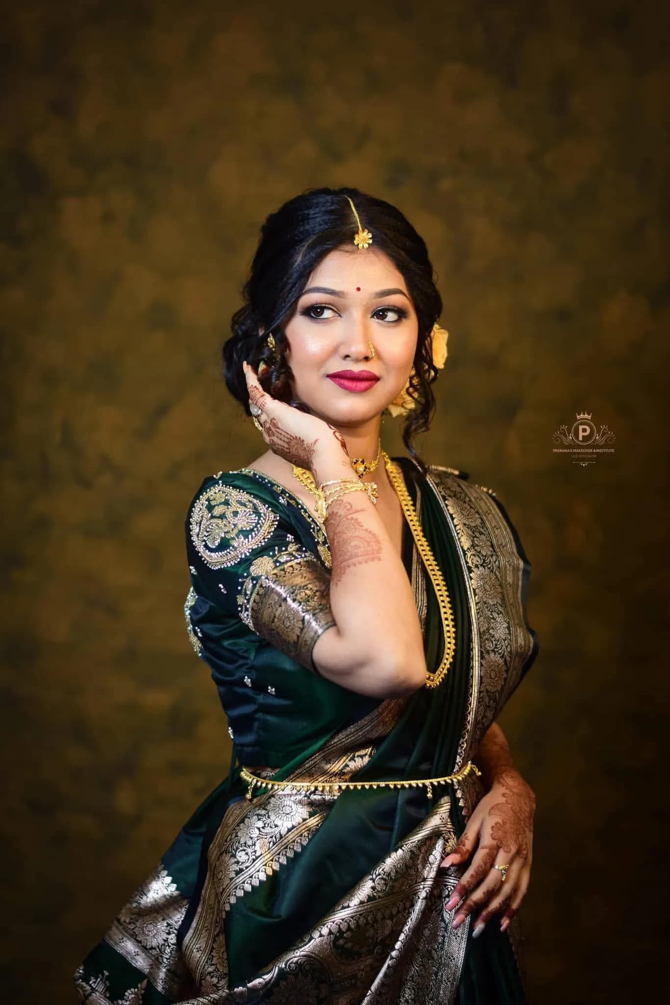 Elegant Party Saree by Prerana's Makeover